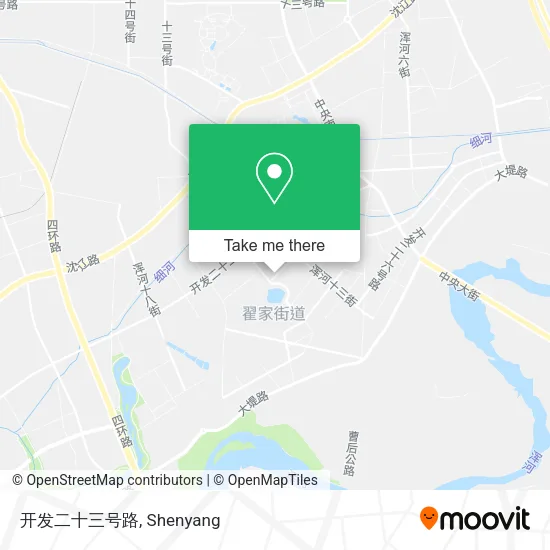 开发二十三号路 map