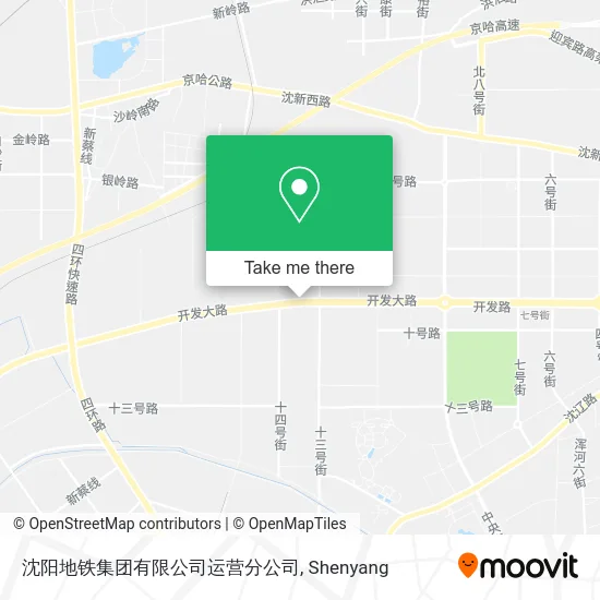 沈阳地铁集团有限公司运营分公司 map