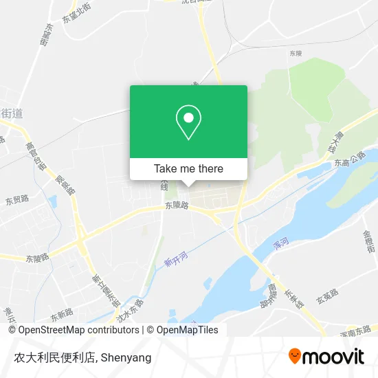 农大利民便利店 map