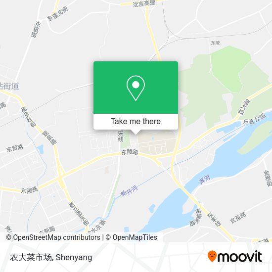 农大菜市场 map