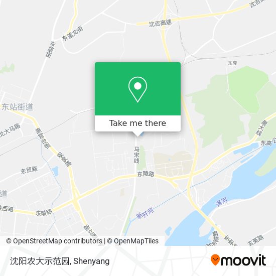 沈阳农大示范园 map