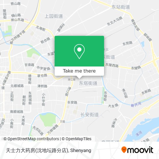 天士力大药房(沈地坛路分店) map
