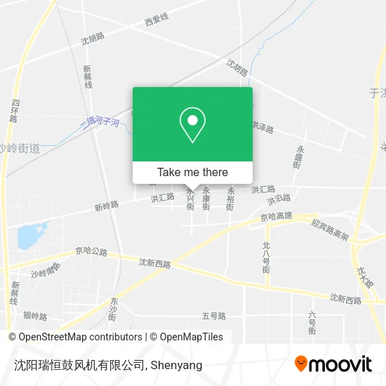 沈阳瑞恒鼓风机有限公司 map