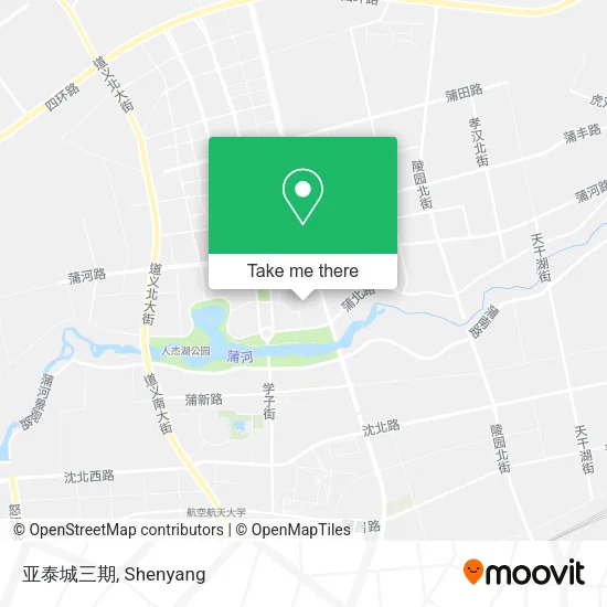 亚泰城三期 map