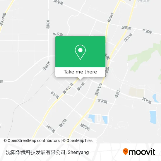沈阳华俄科技发展有限公司 map