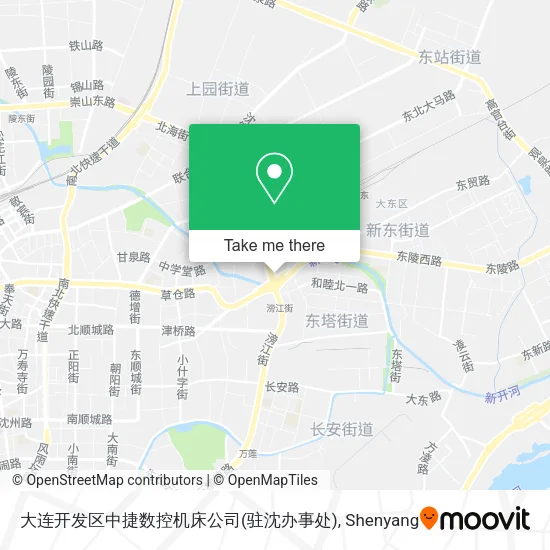大连开发区中捷数控机床公司(驻沈办事处) map