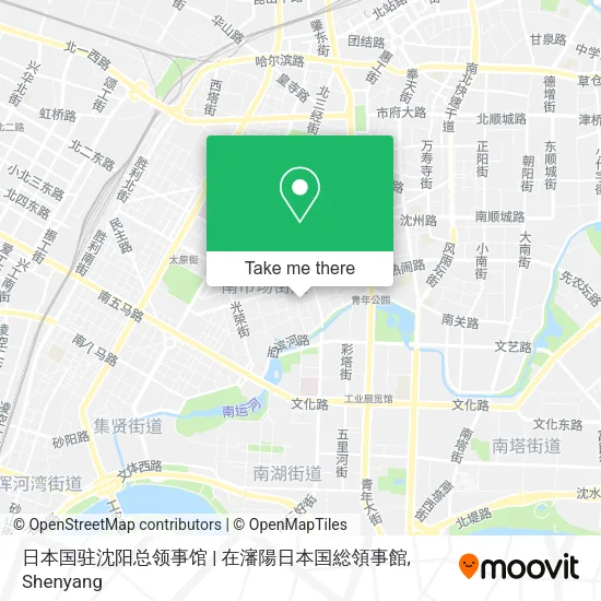 日本国驻沈阳总领事馆 | 在瀋陽日本国総領事館 map