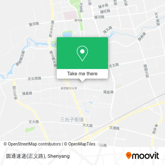 圆通速递(正义路) map