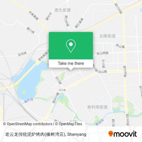 老云龙传统泥炉烤肉(橡树湾店) map