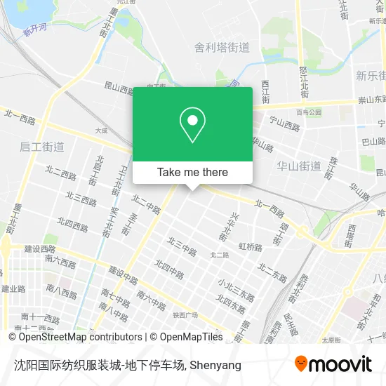 沈阳国际纺织服装城-地下停车场 map