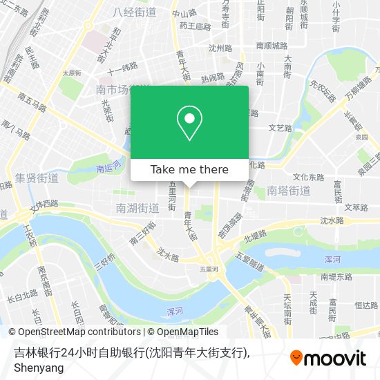 吉林银行24小时自助银行(沈阳青年大街支行) map
