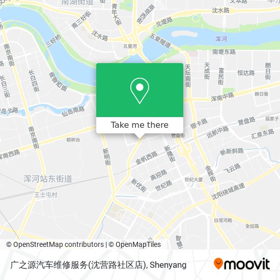 广之源汽车维修服务(沈营路社区店) map