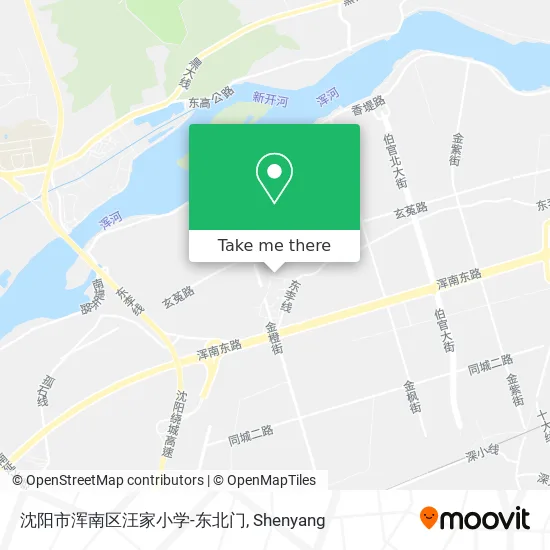 沈阳市浑南区汪家小学-东北门 map