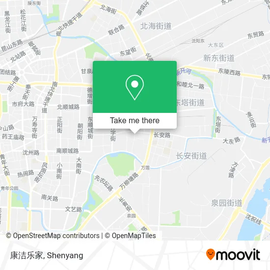 康洁乐家 map