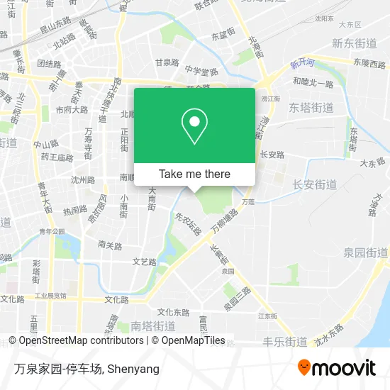 万泉家园-停车场 map