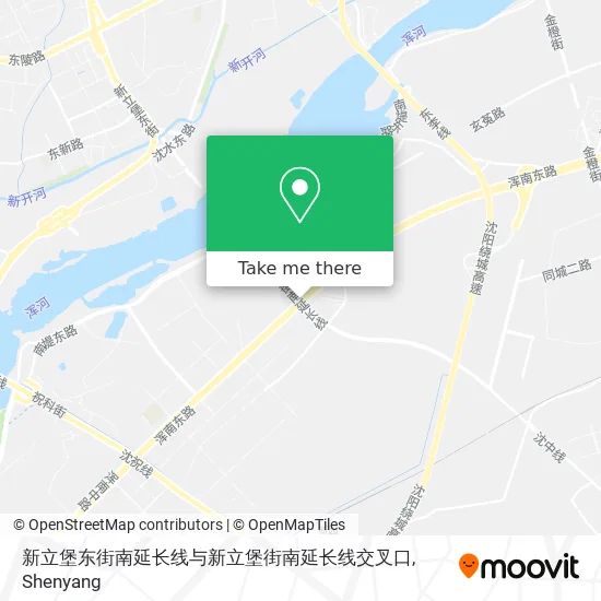 新立堡东街南延长线与新立堡街南延长线交叉口 map