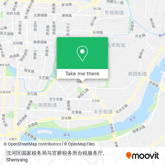 沈河区国家税务局马官桥税务所办税服务厅 map