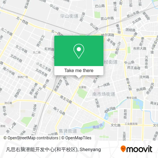 凡思右脑潜能开发中心(和平校区) map