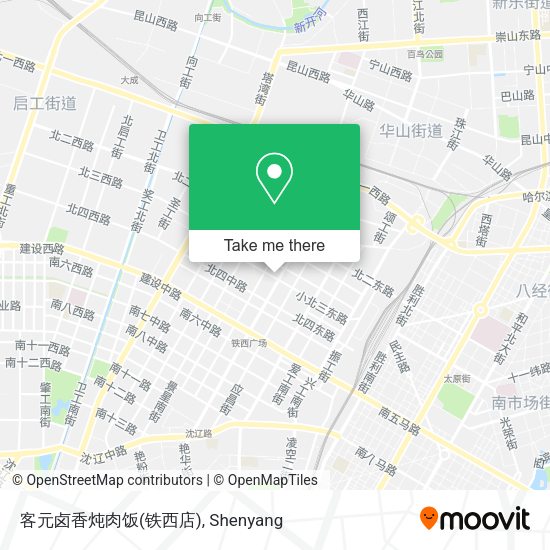 客元卤香炖肉饭(铁西店) map