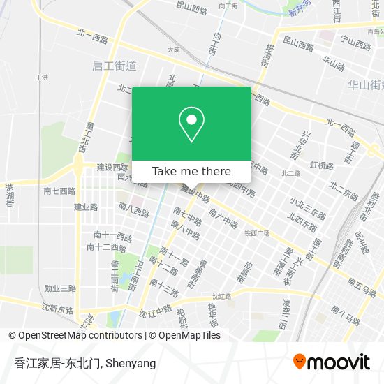 香江家居-东北门 map