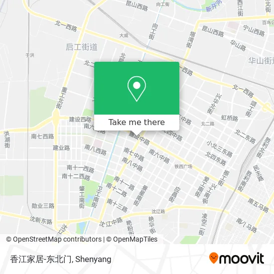 香江家居-东北门 map