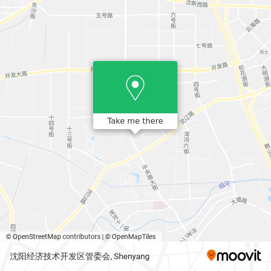 沈阳经济技术开发区管委会 map