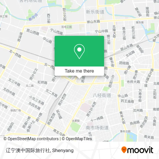 辽宁澳中国际旅行社 map