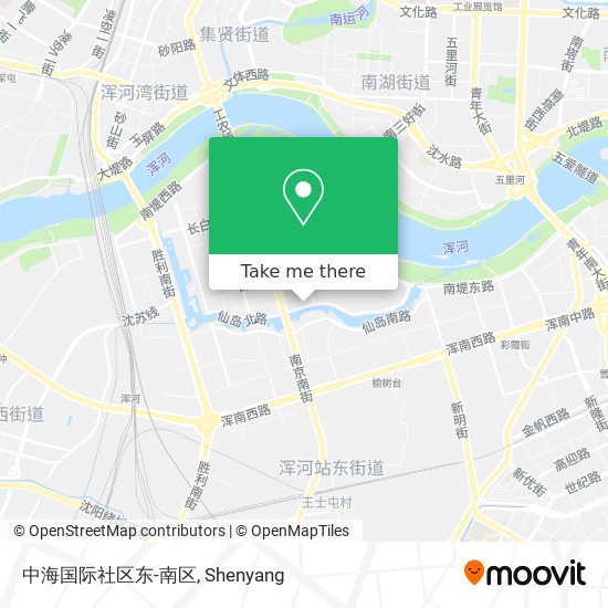 中海国际社区东-南区 map