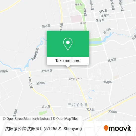 沈阳微公寓 沈阳酒店第1255名 map