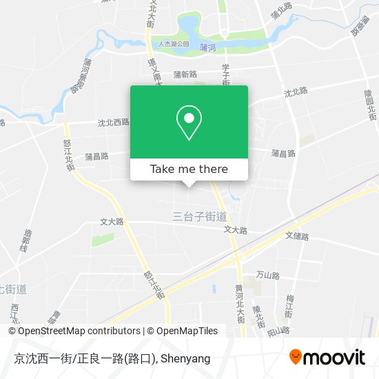 京沈西一街/正良一路(路口) map
