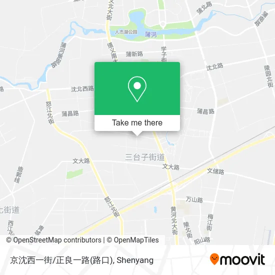 京沈西一街/正良一路(路口) map