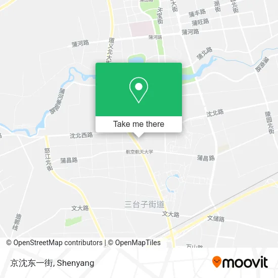 京沈东一街 map