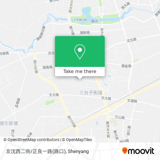 京沈西二街/正良一路(路口) map