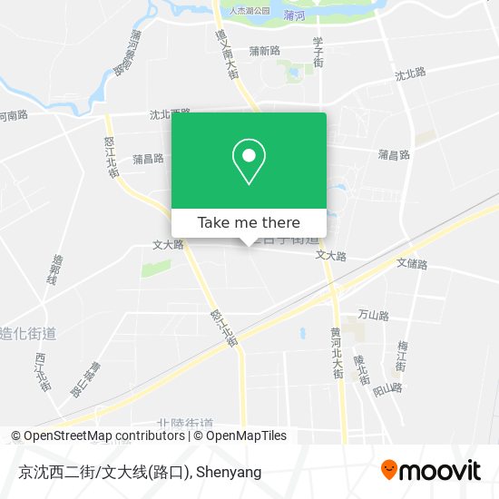 京沈西二街/文大线(路口) map