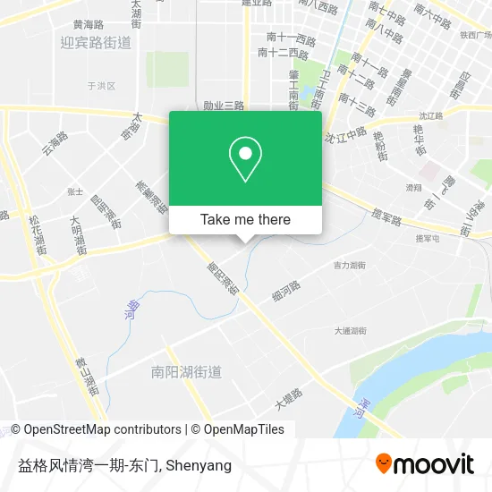 益格风情湾一期-东门 map