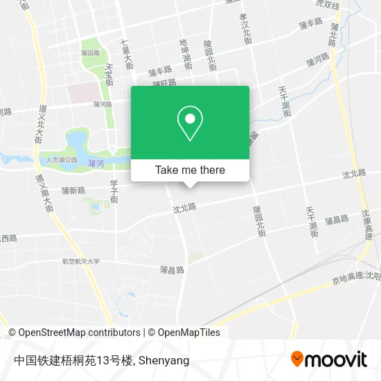 中国铁建梧桐苑13号楼 map