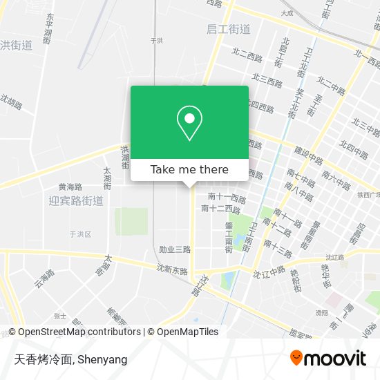 天香烤冷面 map