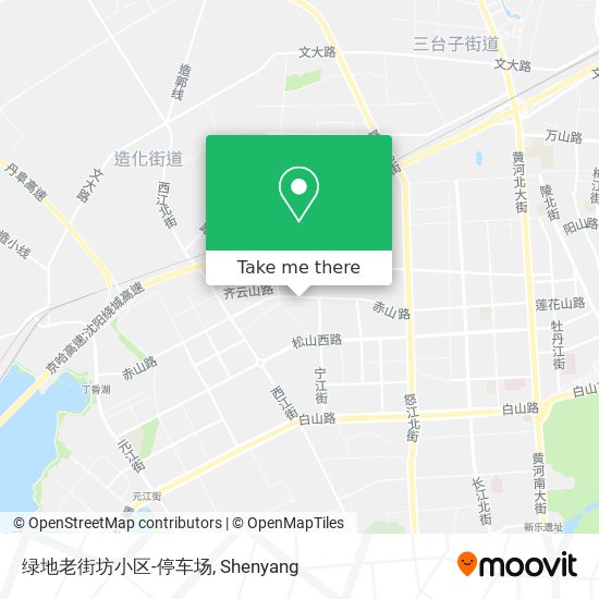 绿地老街坊小区-停车场 map