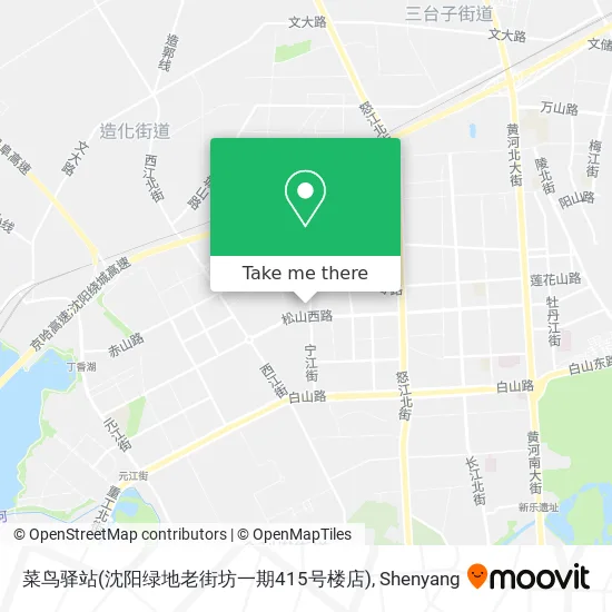 菜鸟驿站(沈阳绿地老街坊一期415号楼店) map