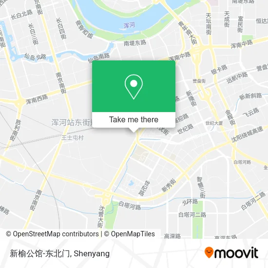 新榆公馆-东北门 map