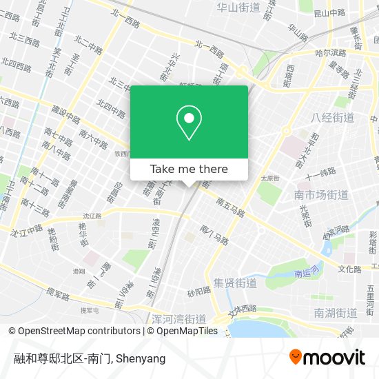 融和尊邸北区-南门 map