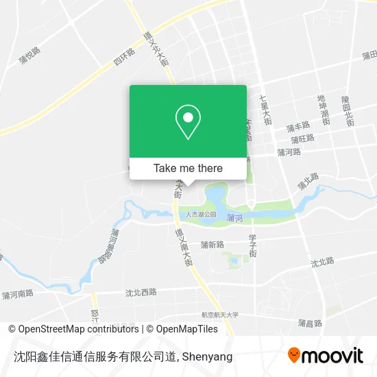 沈阳鑫佳信通信服务有限公司道 map