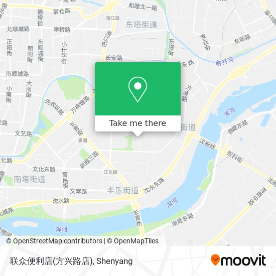 联众便利店(方兴路店) map