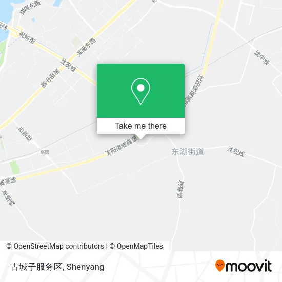 古城子服务区 map