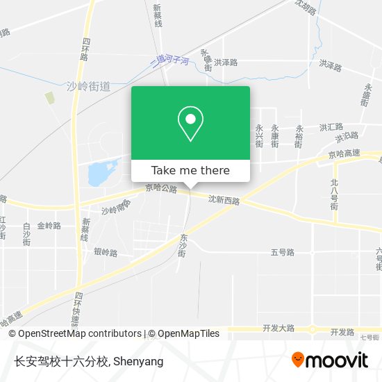 长安驾校十六分校 map