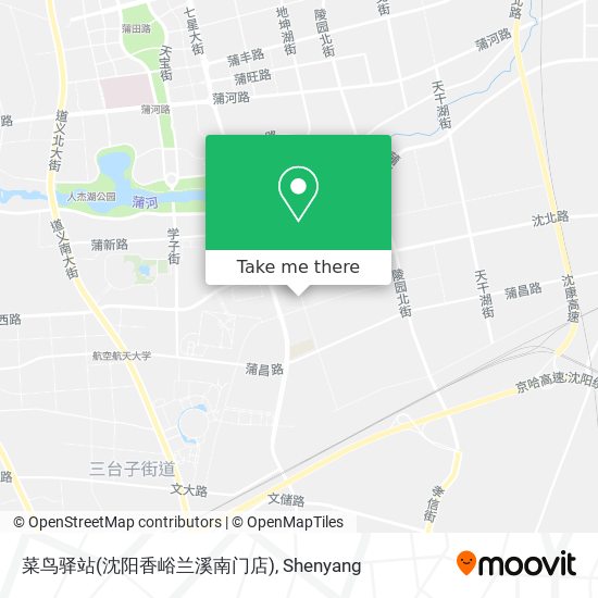 菜鸟驿站(沈阳香峪兰溪南门店) map