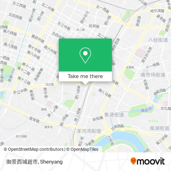 御景西城超市 map