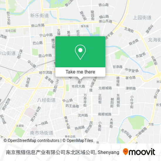 南京熊猫信息产业有限公司东北区域公司 map
