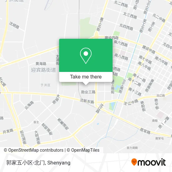 郭家五小区-北门 map