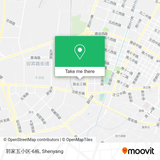 郭家五小区-6栋 map